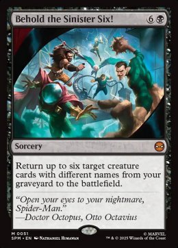 Behold the Sinister Six!