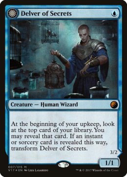 Delver of Secrets // Insectile Aberration
